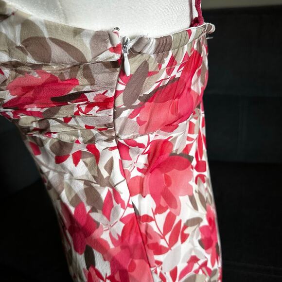 Vintage Y2K Woman’s Sangria Silk Lining Floral Fairy Dress Size 8 - Picture 6 of 10